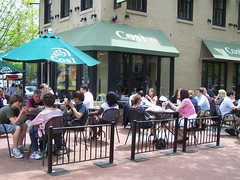 Restaurant patio, Cosi, Capitol Hill