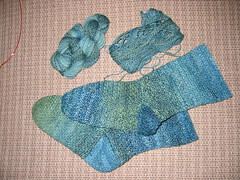 Crochet Socks from Handspun
