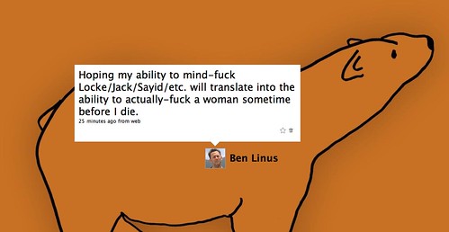 El twitter de Benjamin Linus: Twitter is *not* my constant.