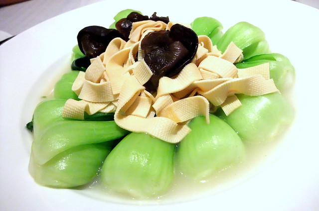 Bok Choy with Beancurd Sheets