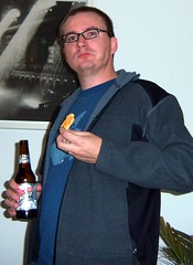 Kevin with a Beer and a Cookie