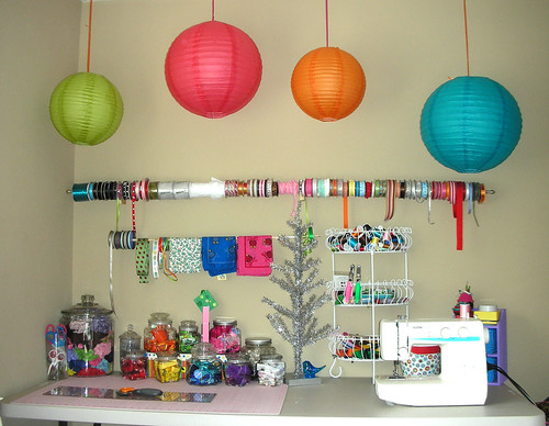 Ideas For Organizing Sewing Room. My Sewing Room.