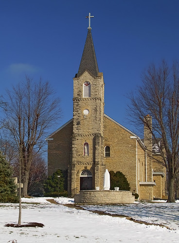 Saint Joseph Roman Catholic Church, in Zell, Missouri, USA - exterior