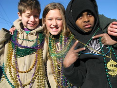 Mardi Gras parade in Slidell, Louisiana, USA