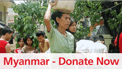 Donate to the Myanmar Cyclone Nargis victims