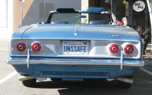 Chevrolet Corvair UNSAFE AT ANY SPEED UNSSAFE 