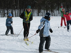 X-C ski lessons with Sue Holloway