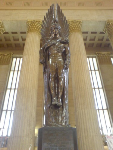 Statue in Philly's 30th st station