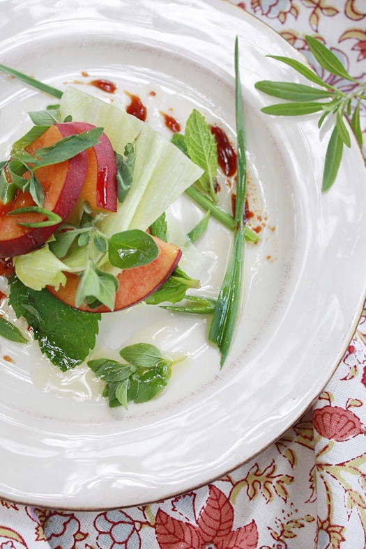 Peach and Herb Salad