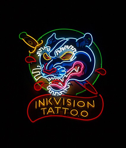 Neon. Phydeaux460. Sign. Tattoo