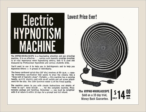 Electric hypnotism machine