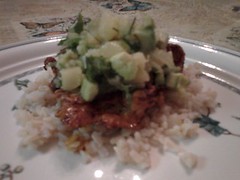 Spicy Chicken with Pineapple Avocado Salsa
