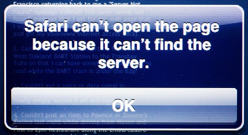 Safari Can't Open, Blah, Blah, Blah
