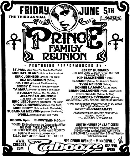 3rd Annual Prince Family Reunion Poster