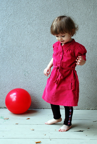 Pink corduroy dress 015 crop