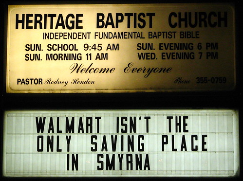 Walmart isn't the only saving place in Smyrna.