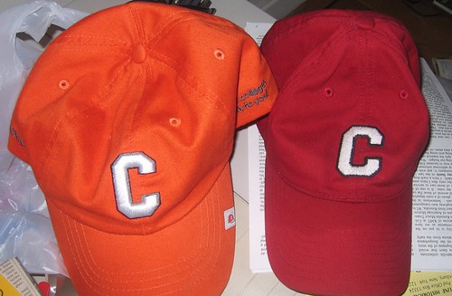 Cappex Hat next a Cornell Hat
