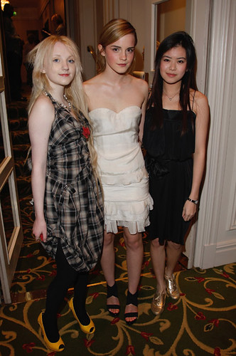 Emma Watson, Evanna Lynch, and Katie Leung