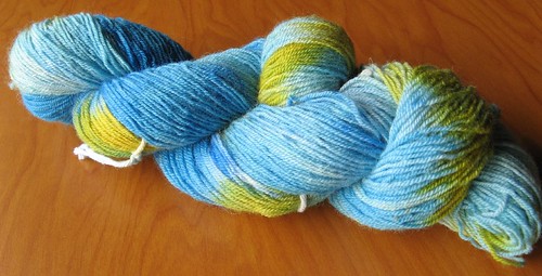 D 2 dyed yarn