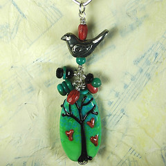 bird and tree necklace