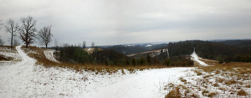 snowy Hill Top Panorama