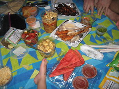 Picnic outside the Jimmy Buffet concert