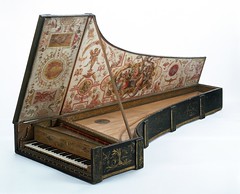 Harpsichord by Giovanni Baffo, 1574, Venice. Museum no. 6007-1859