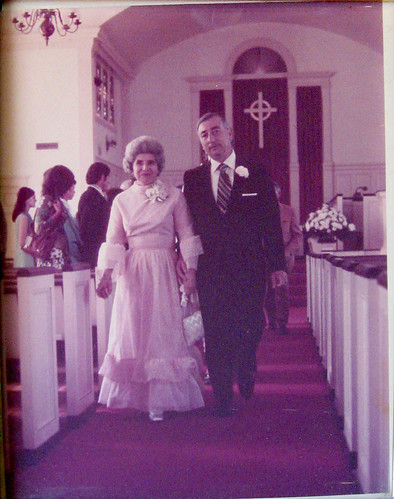 Grandma and Grandpa at my mother's first wedding