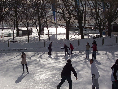 The rink in the afternoon