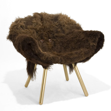wooly chair