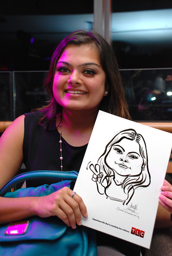 Caricature live sketching for TLC - 33