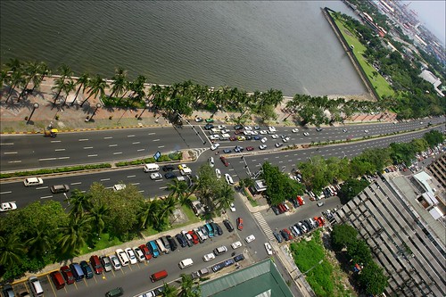 Roxas Boulevard in Manila, Philippines