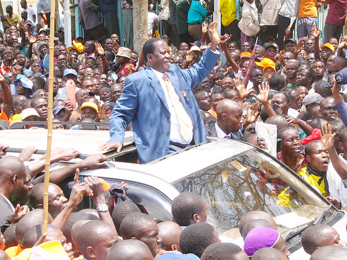 Mr. Odinga, when things were still easy (via ActionPixs, Flickr,CC)