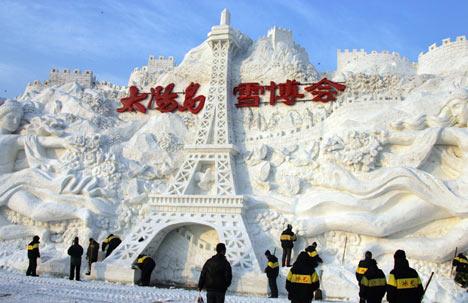 Chinese ice sculpture