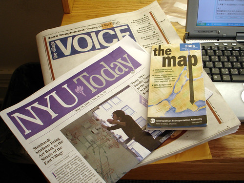 Village Voice and NYU Today
