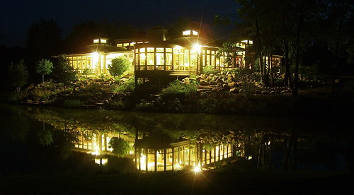 The Cooper House At Night.