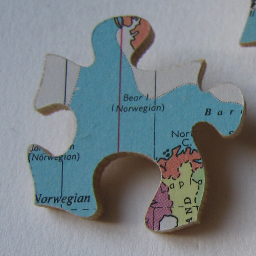 world map jigsaw brooches | Flickr - Photo Sharing!