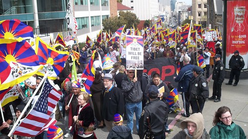 Free Tibet March in San Francisco