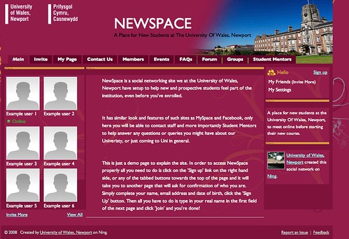 http://newstudents.newport.ac.uk/ Newport newspace social student site http://newstudents.newport.ac.uk/
