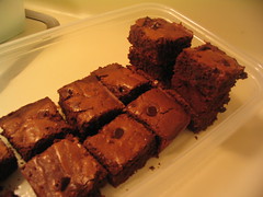 Passover brownies with chocolate chips