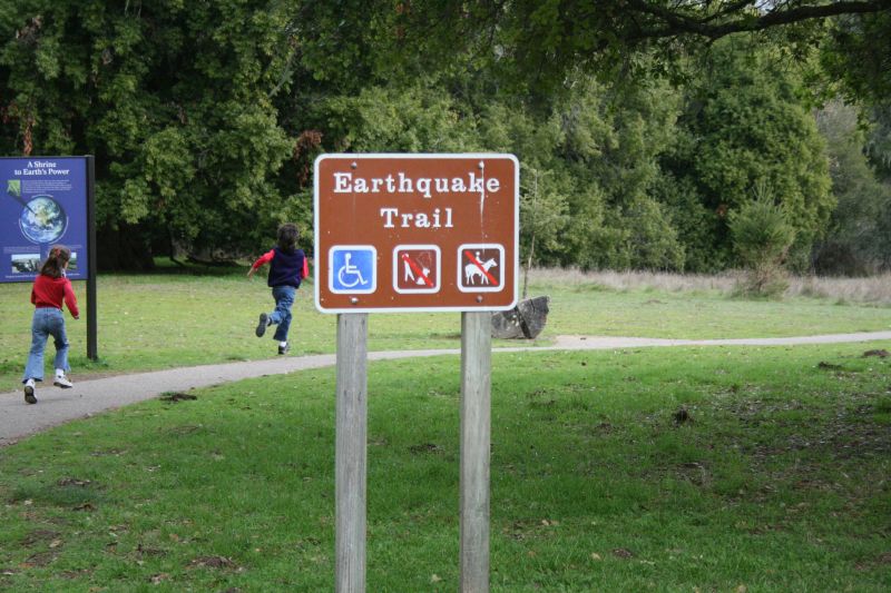 Earthquake Trail at Point Reyes