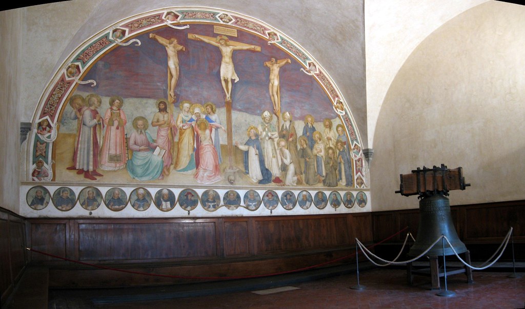 Museum of San Marco - Fra Angelico - Crucifixion with Saints