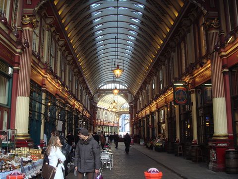 shopping arcade in London · Chinatown, London · Societe Generale