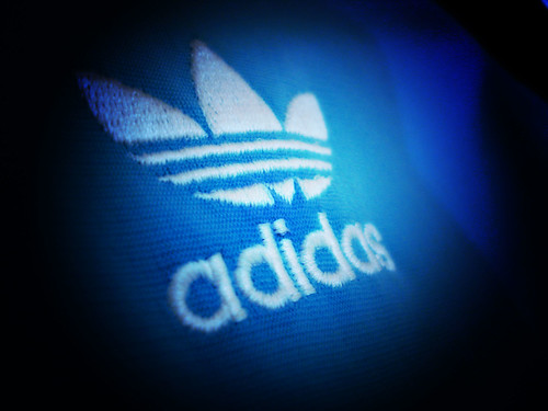 Adidas Logo in Lomography technique