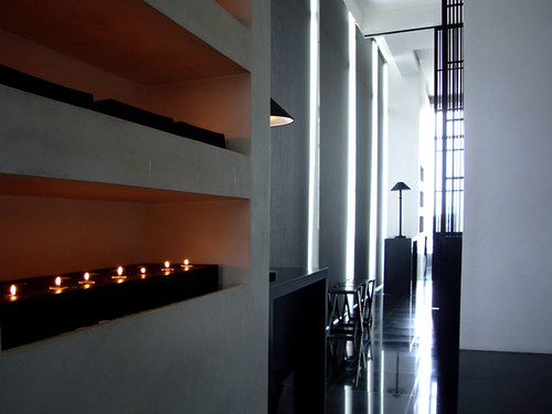 Modern interior spaces, with minimalist furniture