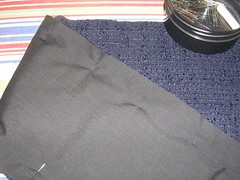 navy wool suit