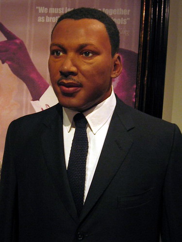Martin Luther King Jr Madame Tussauds wax museum Amsterdam