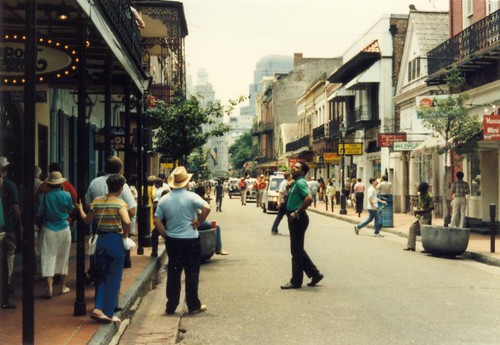 Bourbon Street, New Orleans, 1988