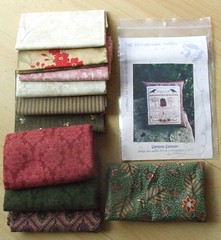 Lovely Fabrics and Saltbox Sampler from Kay!!