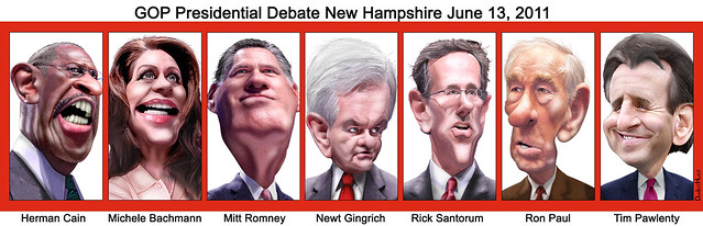 GOP Presidential Debate June 13, 2011 in New Hampshire